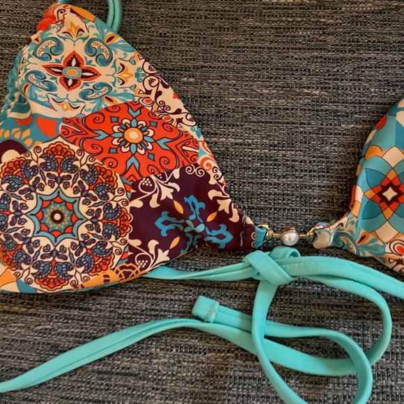 Colorful Patterned Bikini Set - Picture 2 of 5